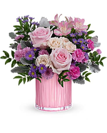 Teleflora's Rosy Pink Bouquet Bouquet
